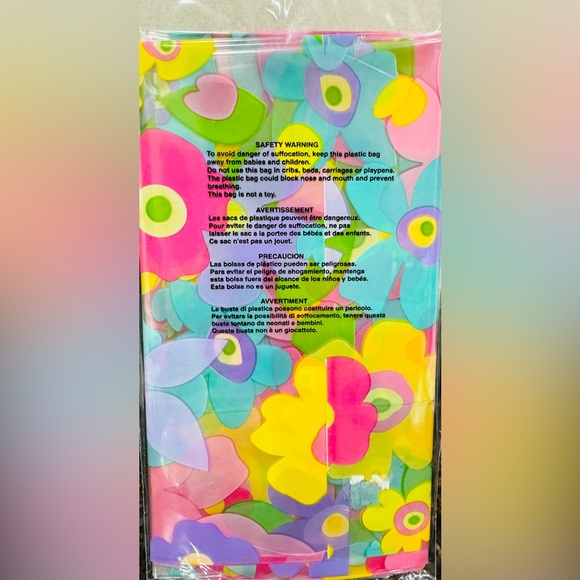 Cello Basket Bags, 1 Pack, NWT, Flower Cello Basket Bags, 24in x 25in… - Picture 5 of 5